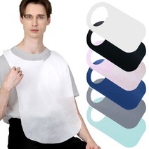 일회용 부직포 앞치마 / 식당 손님용 위생 앞치마 (6color), 검정색, 500장