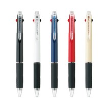 유니 UNI 제트스트림 3색 유성 볼펜 0.5mm (SXE3-400-05), 제트3색 0.5mm (레드)