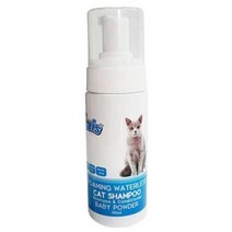 더캣츠 고양이 거품 목욕 샴푸 150ml 베이비파우더향, 상세페이지 참조