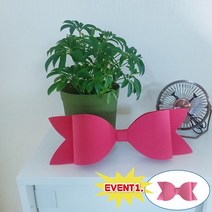 핸드메이드 이벤트리본 자이언트리본 대형리본 큰리본장식 다이소생일가랜드 크리스마스리본 에바폼리본 (작은리본)포함, 바이올렛(m)