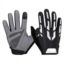 1쌍 여름 반사 사이클링 장갑 땀 흡수 Antislip Shockproof 등산 스포츠 통기성 자전거, 01 Reflective Black_03 XL