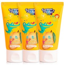 포멀비 어린이치약 키즈 유아 안심 저불소 치약 망고향 소다향 3개, 어린이치약 키즈 유아 안심 저불_ AA1 소다향 3개