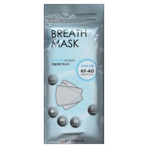 코오롱 브레스 비말차단 마스크 KF-AD 10매입 대형 흰색