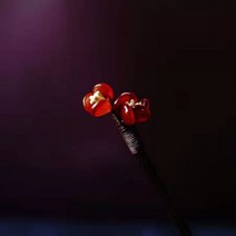 매화 꽃 머리핀 비녀핀 뒤꽂이 옥비녀 머리비녀