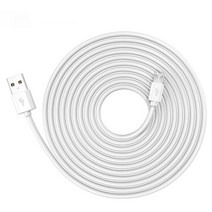 폰 XIAOMI 호환 카메라 모니터 12m 여분의 긴 마이크로 Usb 케이블 충전 휴대 전화 보조베터리, 하얀, 2m, 01 WHITE_02 2m