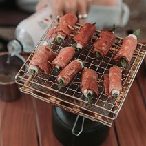미니멀 직화 로스터 그릴 접이식 토스트 스탠드 버너바람막이 차박 스토브, US1312