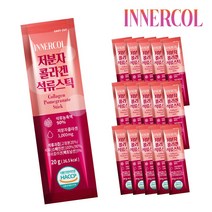이너콜 저분자 콜라겐 석류 젤리 스틱, 20g, 15개
