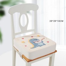 키높이방석 높이조절 유아 식탁 의자부스터 등받이 쿠션, 인사 공룡(10cm)-겨울