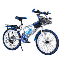 초등학생 자전거 아동 두발 어린이 사이클 MTB 입문용, 24인치 화이트레드 충격흡수 변속(조립식)