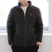 남성용 구스다운 경량 패딩점퍼 겨울 아웃도어 방수 거위털