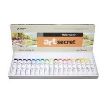 아트시크릿 수채화물감 12ml 18색. 신한수채화 $+152BA2