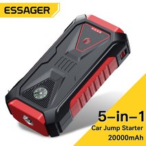 파워뱅크 보조 배터리 자동차 점프 스타터 보조베터리 휴대용 배터리 부스터 충전기 12 볼트 시작 장치 비, 02 20000mAh_01 10400-15000mAh