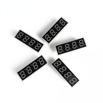 LED 광고판 전광판 차량 휴대용 미니 간판 5pc 028 인치 디지털 튜브 디스플레이 4 비트 일반적인 양극/음극 quot7 세그먼트 보드5 피스 813EA 2, 4Bit-Anode
