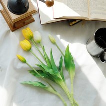 [파티조엘] 튤립 조화, 봉우리모양 옐로우