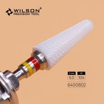 WILSON 정밀 공구 원추형크로스 컷화이트 세라믹 64002026400802 지르코니아 세라믹 버, 6400802