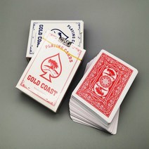 마술카드 골드코스트 가성비갑 마술전용 플레잉카드 매직카드 카드매직 카드마술 수업용마술카드 교육용마술카드 연습용마술카드, 레드1 & 블루1 총 2덱