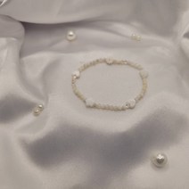 천연 자개 비즈 팔찌