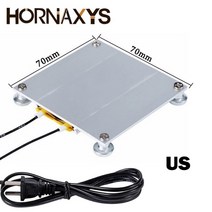 용접기 용접용품 220v 300w led 리무버 가열 납땜 칩 용접 bga 스테이션 ptc 분할 보드, 70x70mm-us 플러그