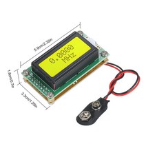 라돈측정기 방사능측정기 방사능 소음측정기 디지털 주파수 카운터 모듈 1-500MHz 측정기 패널 Hertz 미터, 한개옵션0