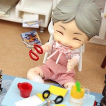 미니어처 소품 가위 4종 육일돌 오비츠로이드, 블루