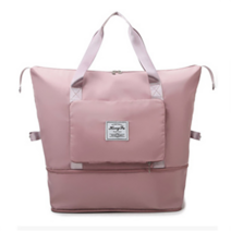 기내용 캐리어 여행가방 접이식 대용량 방수 더플 가방 여성용 여행 토트 휴대용 숄더 백