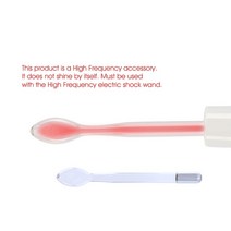 갈바닉 얼굴 고주파 피부 마사지기 초음파 가정용 홈케어 고주파 얼굴 네온 버섯 전극 노즐 첨부 튜브 마사, 04 Neon Tongue Tube