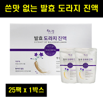 도라지진액 도라지액 발효 도라지 액기스 엑기스 국산 국내산 발효 숙성 도라지 원액 농축액 25팩 1박스