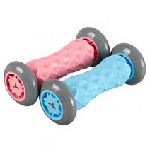 지압 풋마사지 롤러 셀프 발 다리 마사지 지압 용품, 스카이블루