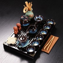 전통 자사호 다도세트 도자기 보이차 다기세트, W, 1개