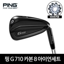 핑 G710 카본 8아이언세트 2020년 삼양정품, ALTA DISTANZA BLACK 40