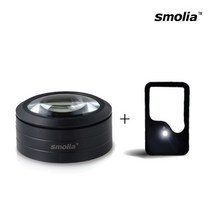 LED 확대경 돋보기 카드형+Smolia-L 선물세트 Smolia-L + 카드클립형 돋보기 세트, 1개