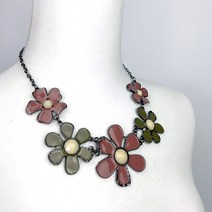 꽃목걸이 유니크한 세련된 커스텀쥬얼리 2009322