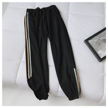 면트레이닝바지 여성 봄가을 계절 트렌드 조거팬츠 얇은 와이드 루즈핏 캐주얼바지 2416444462