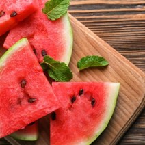 [부자농산] 충북 음성 고창 양구 프리미엄 고당도 고랭지 빅 사이즈 수박 조생흑미수박, 최상급 대과 수박 (5.kg~5.5kg), 1개