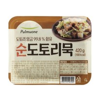풀무원 아침식사대용 순 도토리묵 밀키트 420g 종류 집밥 어린이반찬 별미 간단한요리 간편식, 3개