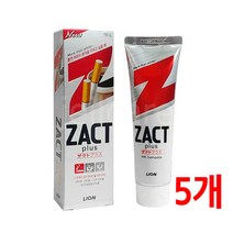작트 플러스 치약 150g x5개 /ZACT/미백/구취
