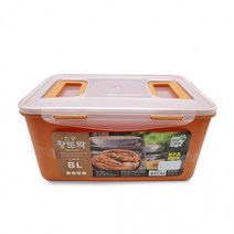 황토락 김치통 6호 중 8L 핸들 밀폐 절임 보관용기, 상세페이지 참조