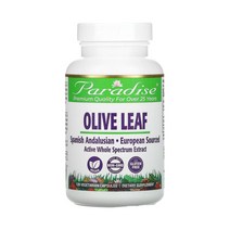 파라다이스 허브 올리브 잎 Olive Leaf 120 식물성 캡슐 올리브 추출물 효능, 1개, 기본