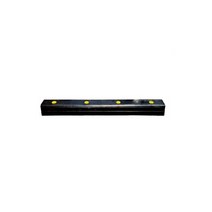 9번고무데크: W150-H80-L1000웨지10-120 카스토퍼 매립 휠체어경사로 대차경사로 운반수레 진입판 차량진입판 경사판 경사로 턱진입판 경계석턱 진입로턱 계단턱 건축현장