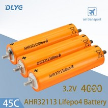 인산철배터리팩 A123 Ahr32113 Lifepo4 배터리 3.2v 4.0ah 45c 충전식 리튬 철 인산염 전원 나사가있는 고, 05 8PCS