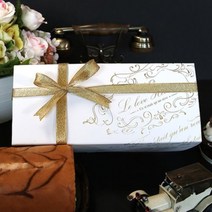 롤케이크박스(+받침 10.5cm) 화이트골드 5개