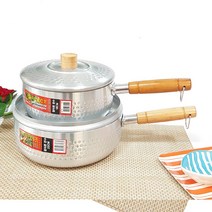 국산 원목손잡이 함마톤 편수냄비 곰보냄비 업소용냄비 라면냄비 알루미늄냄비 함마톤냄비, 22CM편수냄비