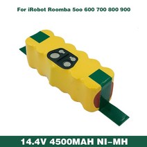 진공 청소기 배터리 아이로봇 룸바 용 14.4V 4.5Ah Ni-MH 호환 500 510 562 581 610 650 790 780 532 760 770