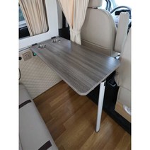 캠핑카 카라반 카운티 시티밴 내부 접이식 테이블, 흰색 테이블 상판 + 다리