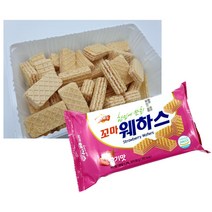 삼아 꼬마웨하스 딸기맛 80g 웨하스 옛날과자 추억의과자, 99999