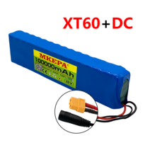 차량용인버터 고용량 점프케이블 배터리 36V 100Ah 18650 충전식 리튬 팩 10S3P 1000W 전원 수정 자전거 스쿠터 전기 자동차 BMS, [02] XT60DC, 02 XT60DC