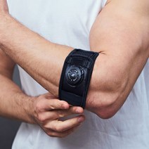 블레오 다이얼식 헬스 골프 배드민턴 테니스 엘보 팔꿈치 보호대 스포츠 밴드 테이핑 아대 남녀공용, 1개