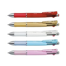 (제브라) 클립온 멀티펜 4색 볼펜 샤프 혼합펜 B4SA2 B4SA3, 라이트블루(LB)