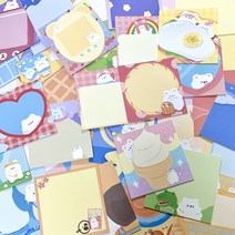 모찌모과떡메모지 랜덤믹스700장(70도안 떡메믹스/떡믹)