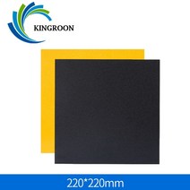Kingroon - 220x220mm 3d 프린터 히트 베드 스티커 엔더 3 플랫폼용 핫 베드 표면 데칼 용지, 145x145mm